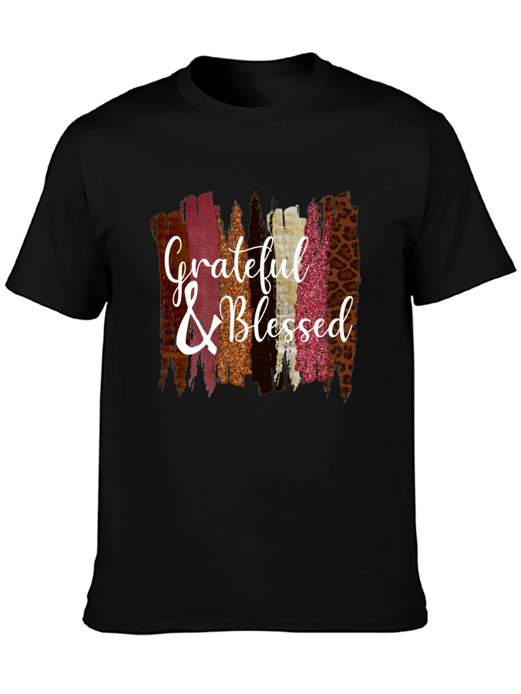 Grateful & Blessed Graphic Tee - Fall Fashion