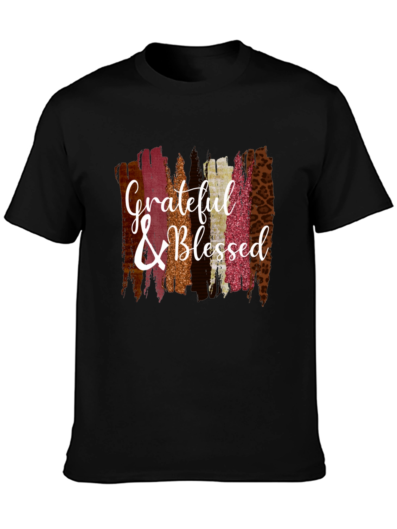 Grateful & Blessed Graphic Tee - Fall Fashion