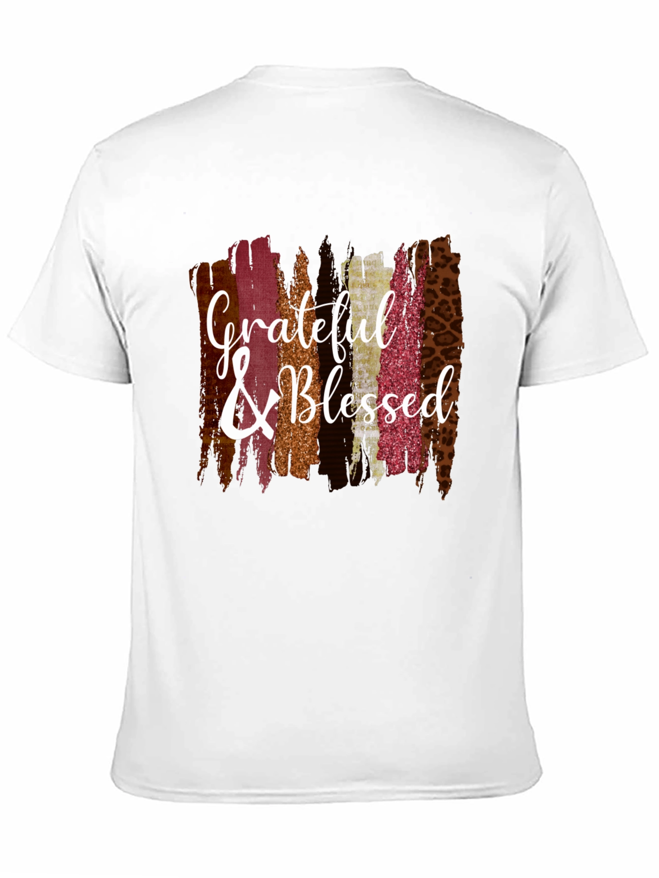 Grateful & Blessed Graphic Tee - Fall Fashion