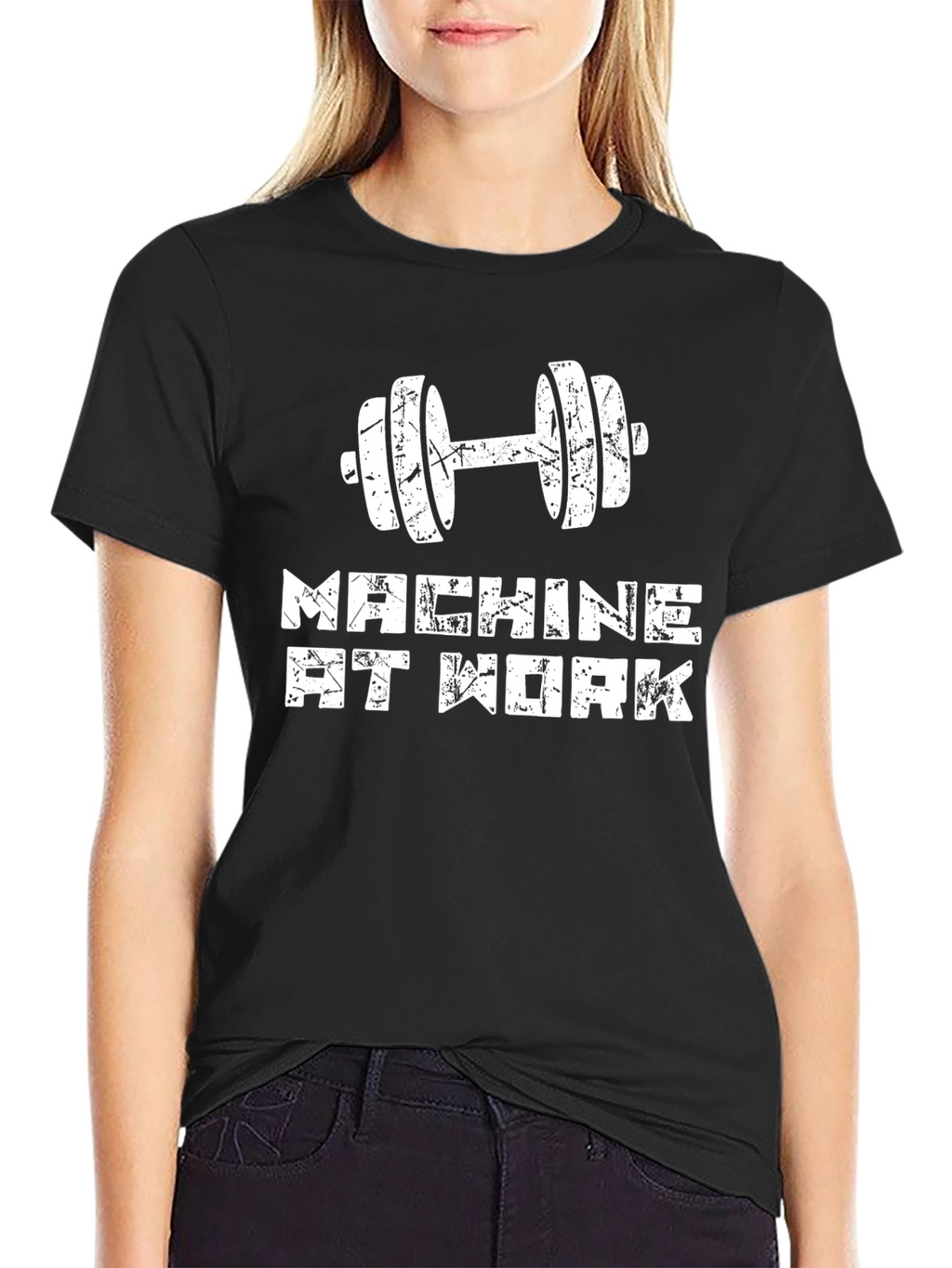 Machine at Work Graphic T-Shirt