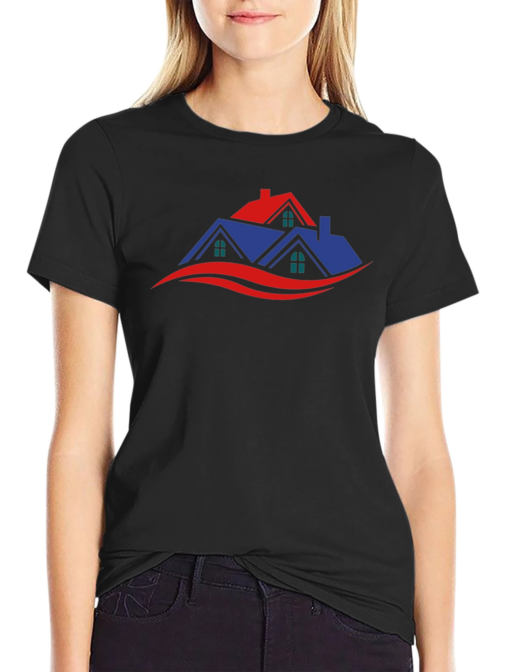 Modern Home Graphic T-Shirt - Stylish & Comfortable