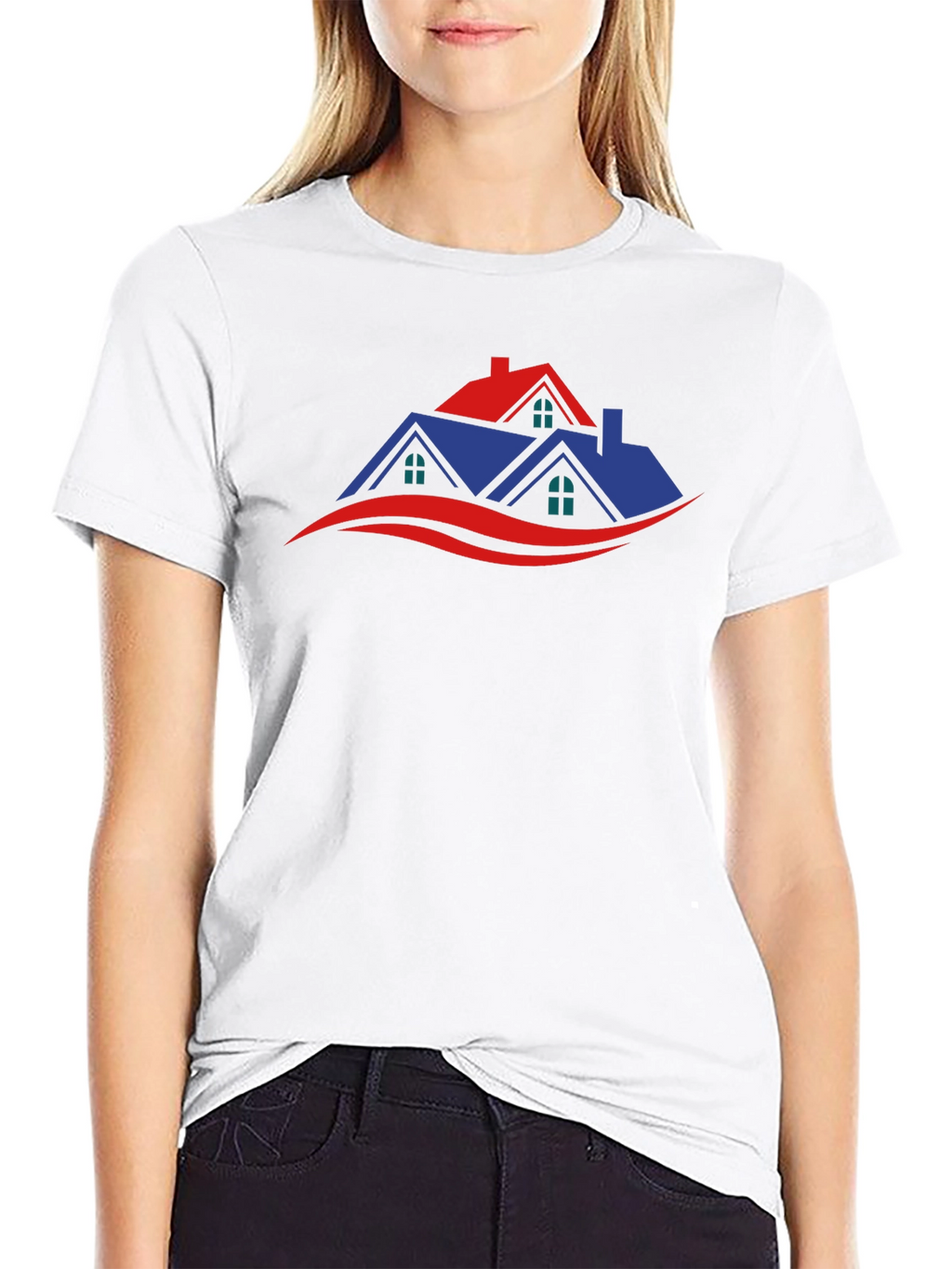 Modern Home Graphic T-Shirt - Stylish & Comfortable