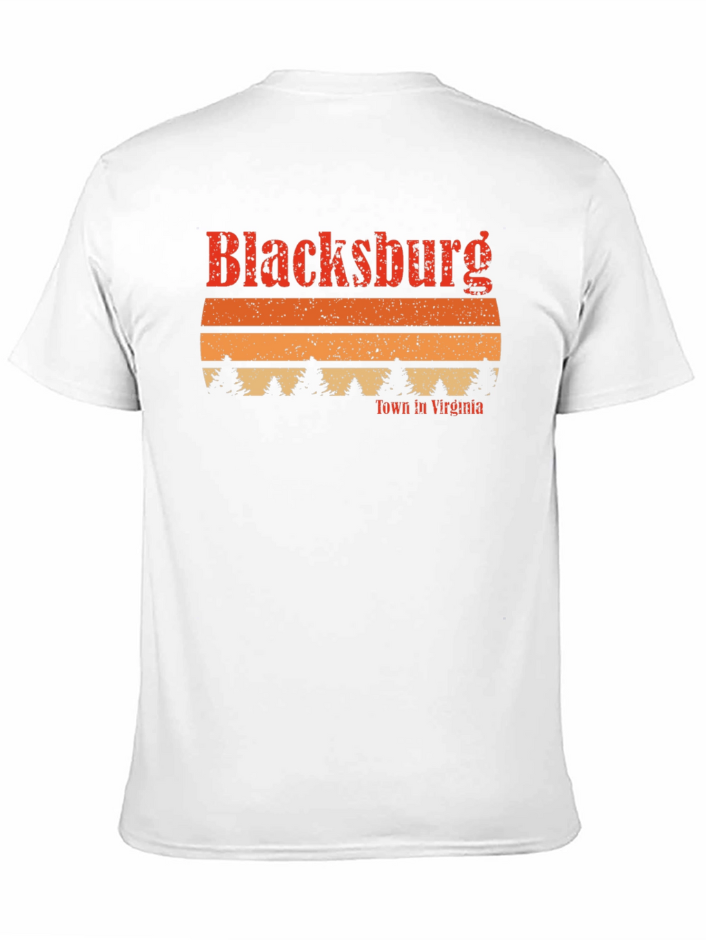 Blacksburg Virginia Retro Graphic T-Shirt