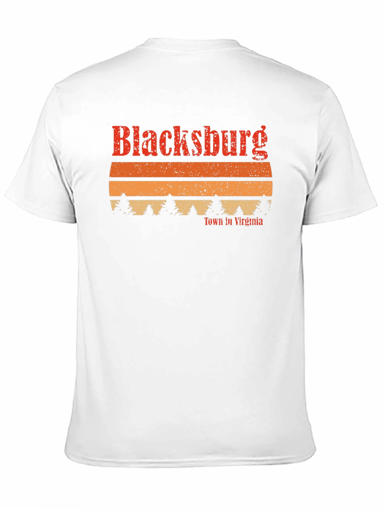 Blacksburg Virginia Retro Graphic T-Shirt