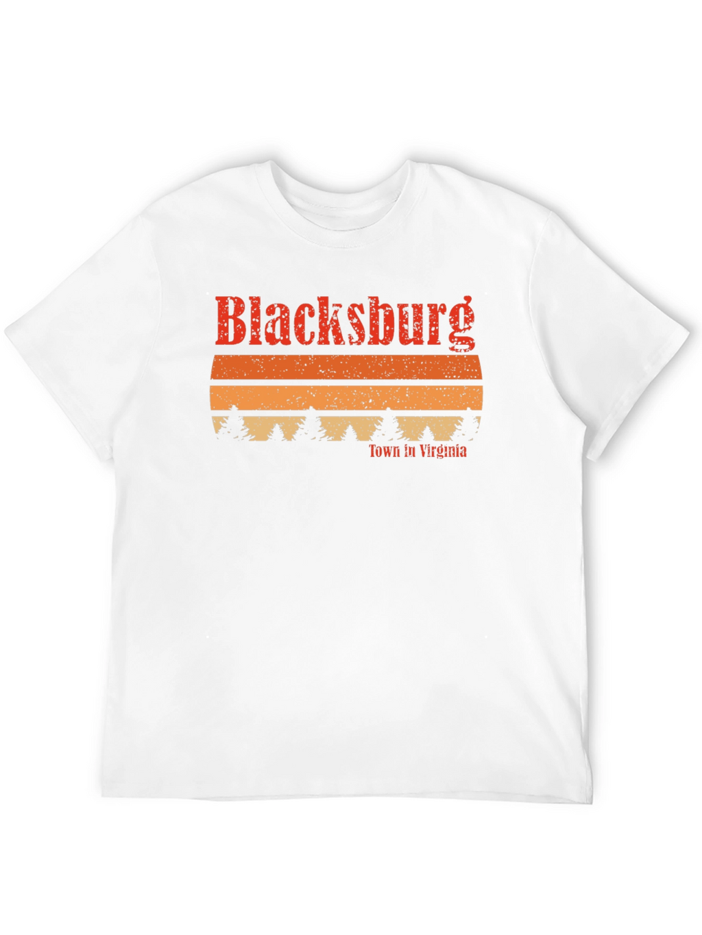 Blacksburg Virginia Retro Graphic T-Shirt
