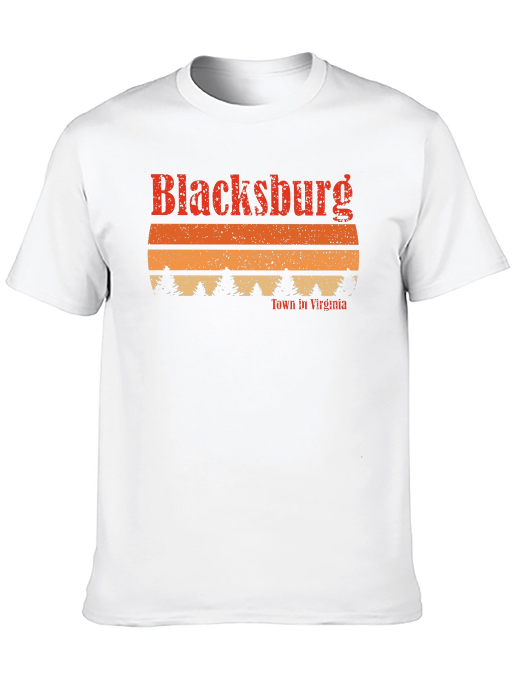 Blacksburg Virginia Retro Graphic T-Shirt