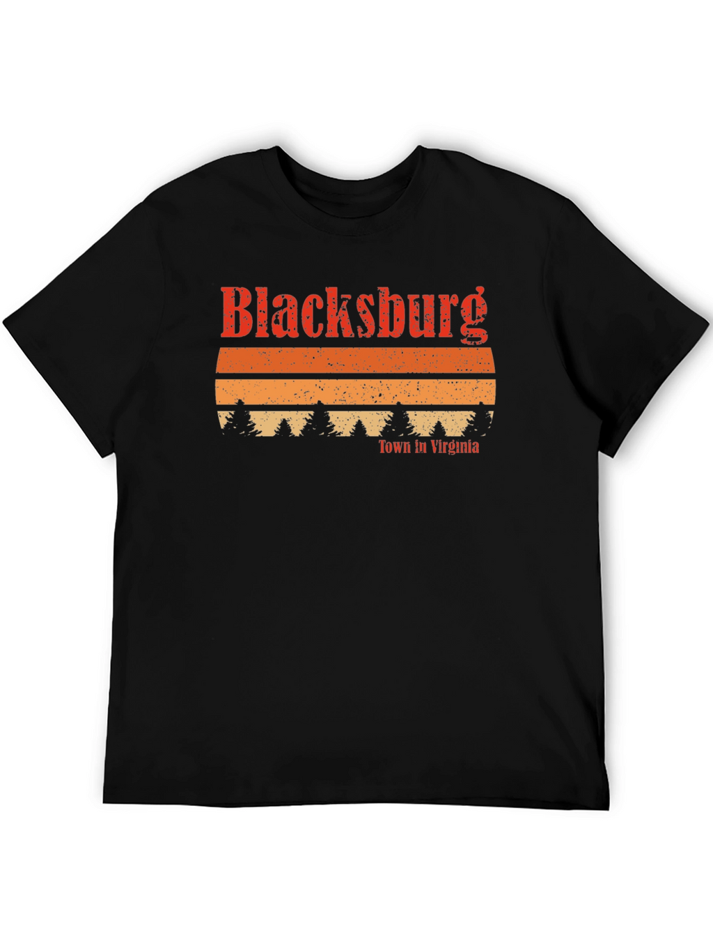 Blacksburg Virginia Retro Graphic T-Shirt