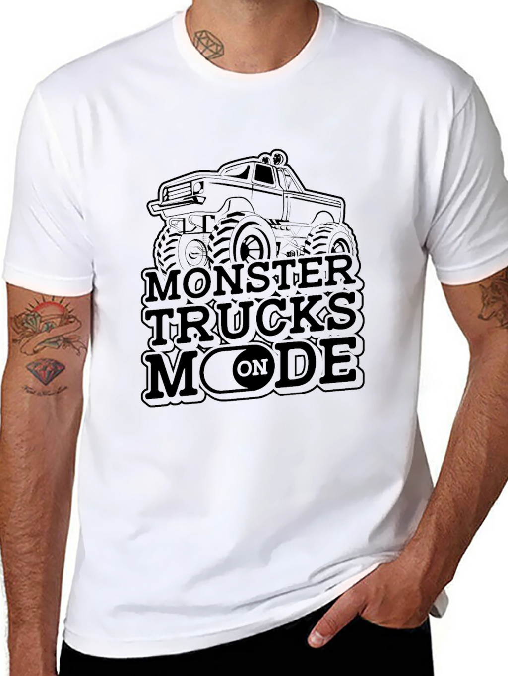 Monster Trucks On Mode T-Shirt