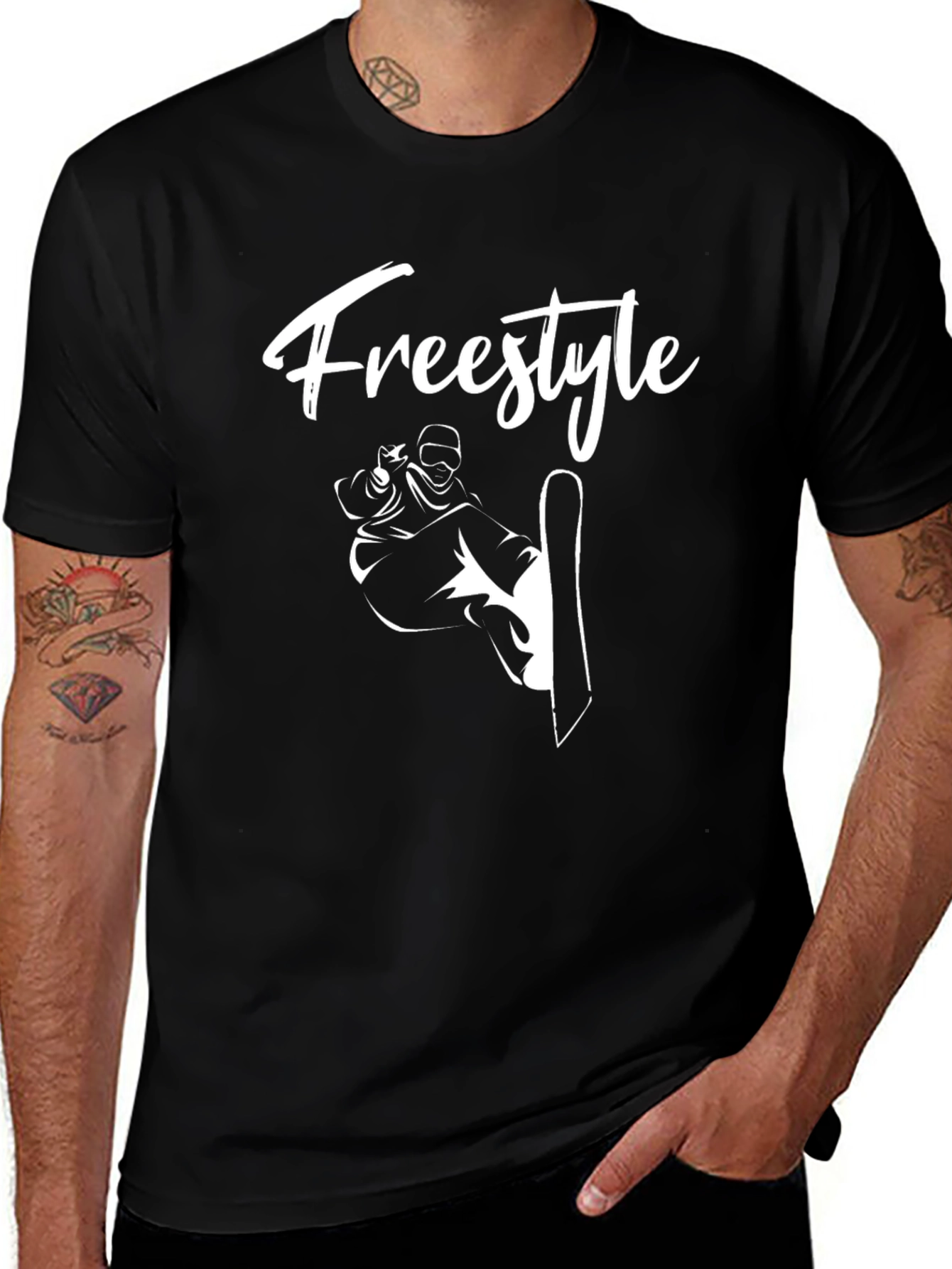 Freestyle Graphic Tee - Snowboard Design