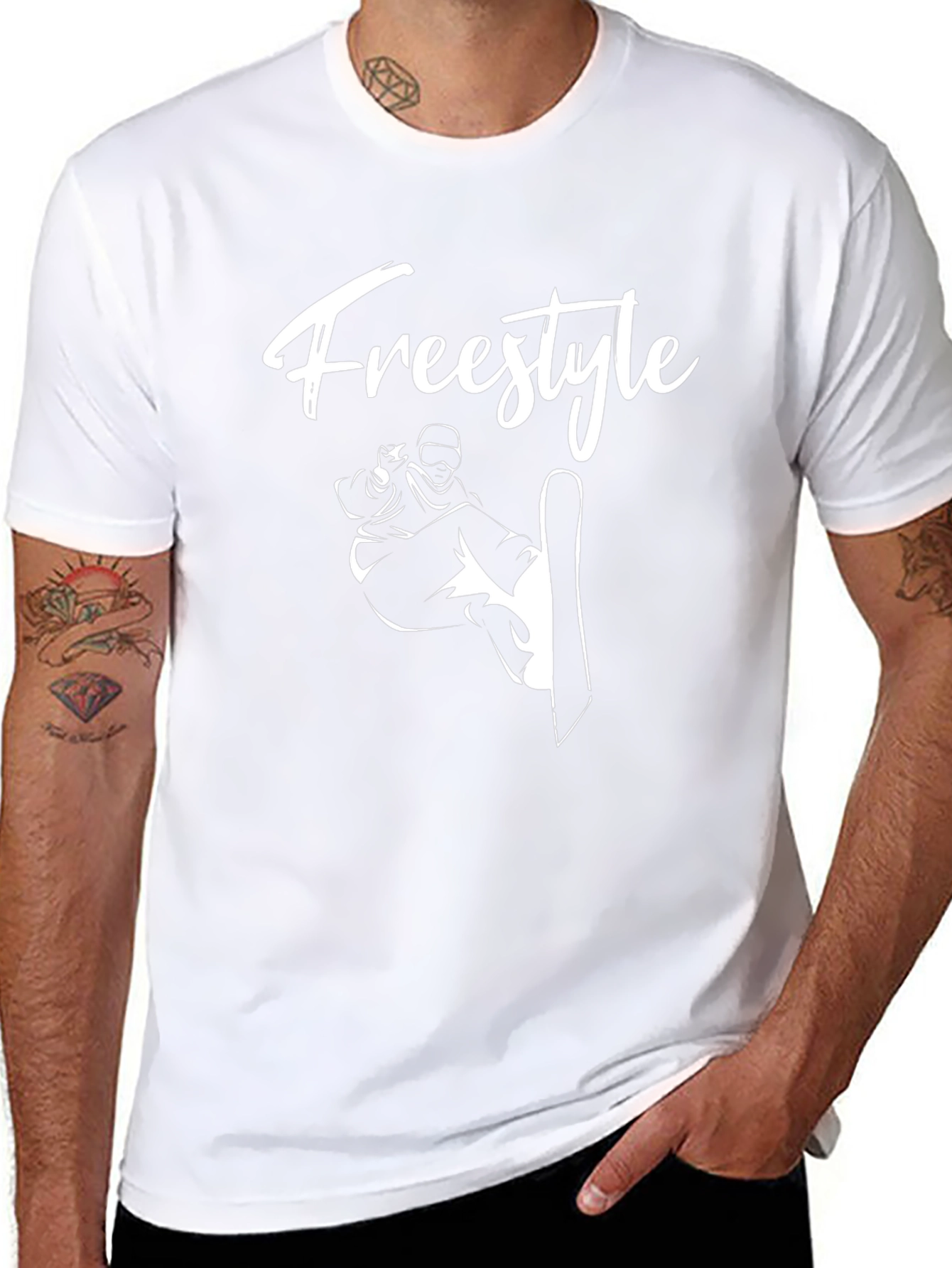 Freestyle Graphic Tee - Snowboard Design