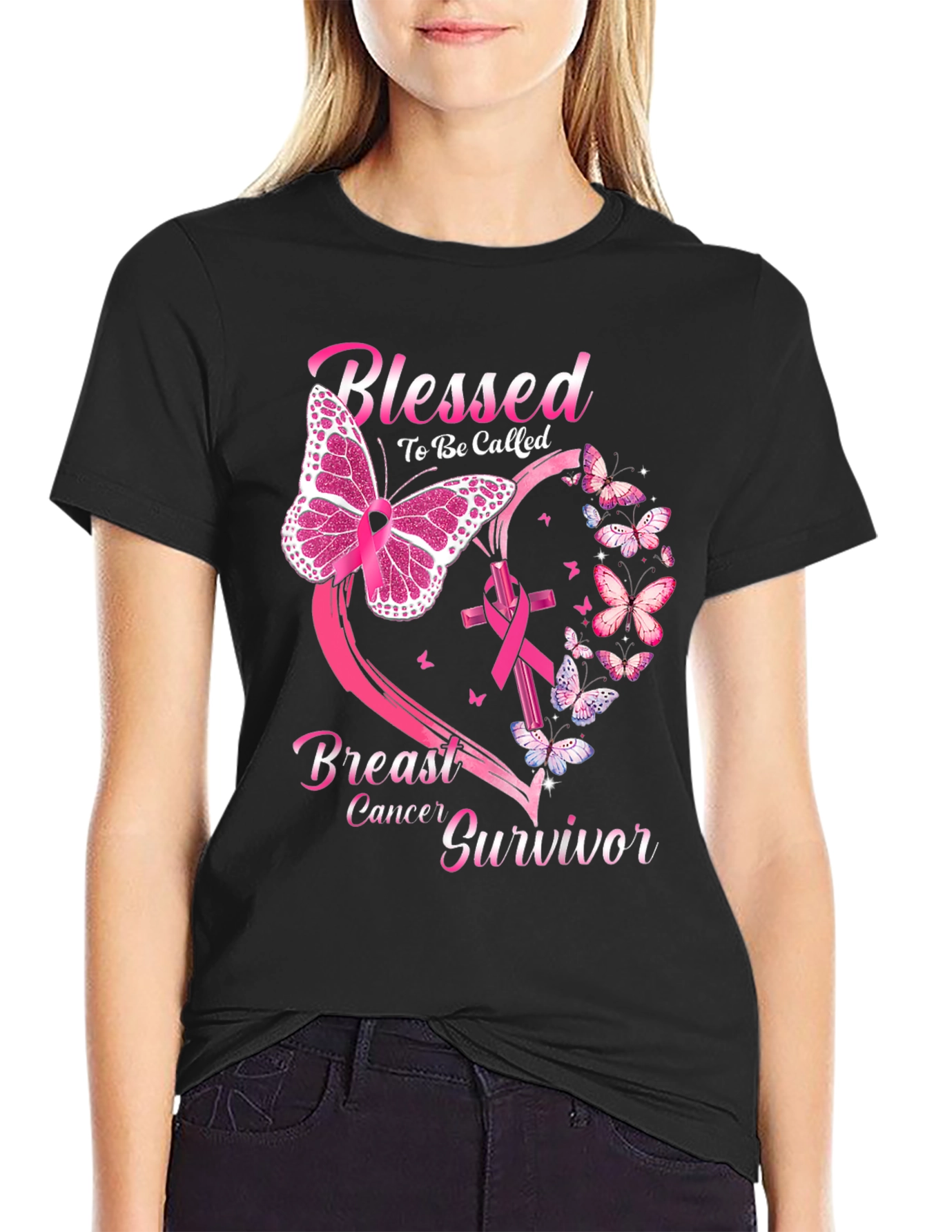 Blessed Breast Cancer Survivor T-Shirt