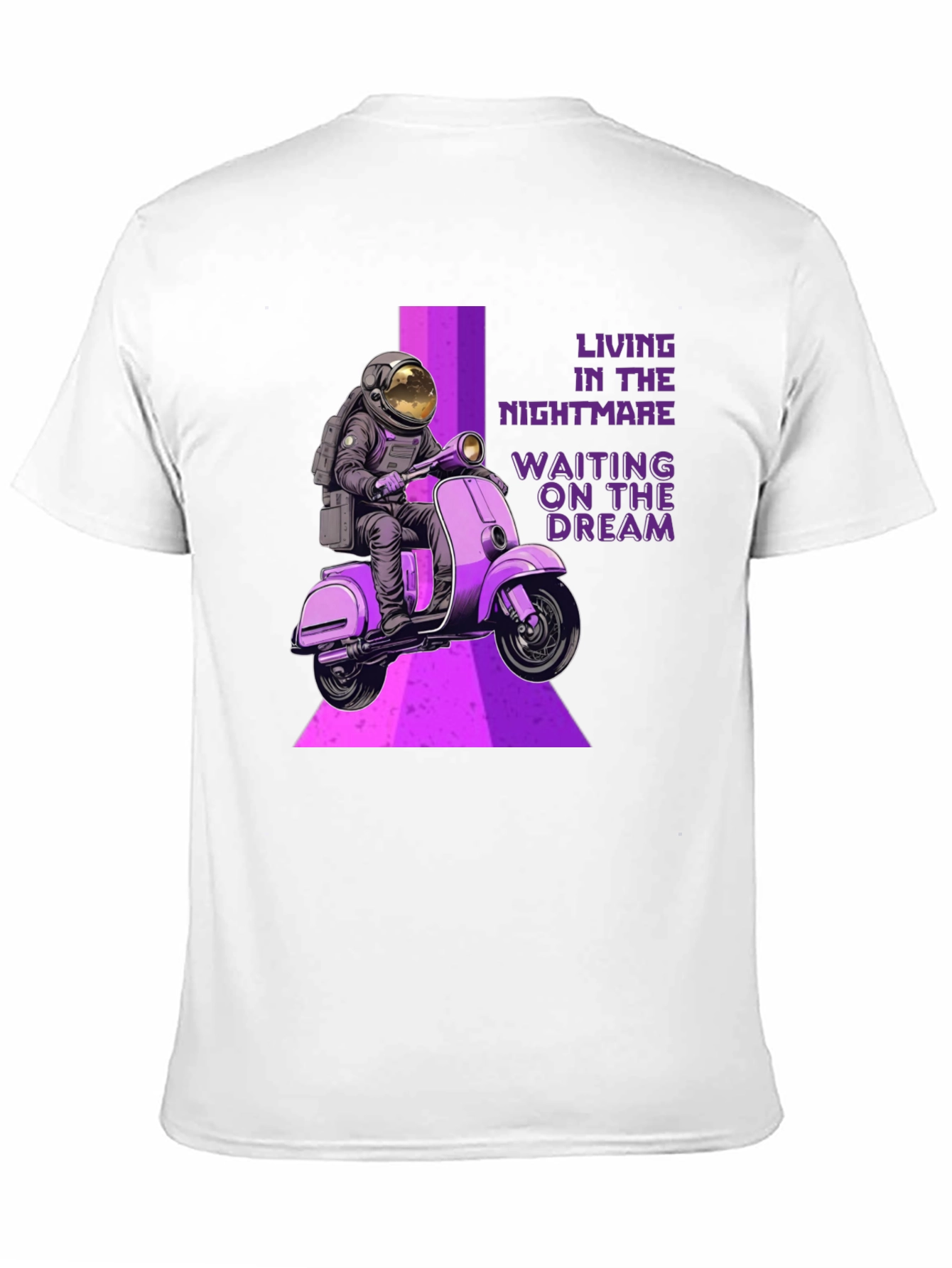 Astronaut Scooter Graphic T-Shirt - Dreamer Edition