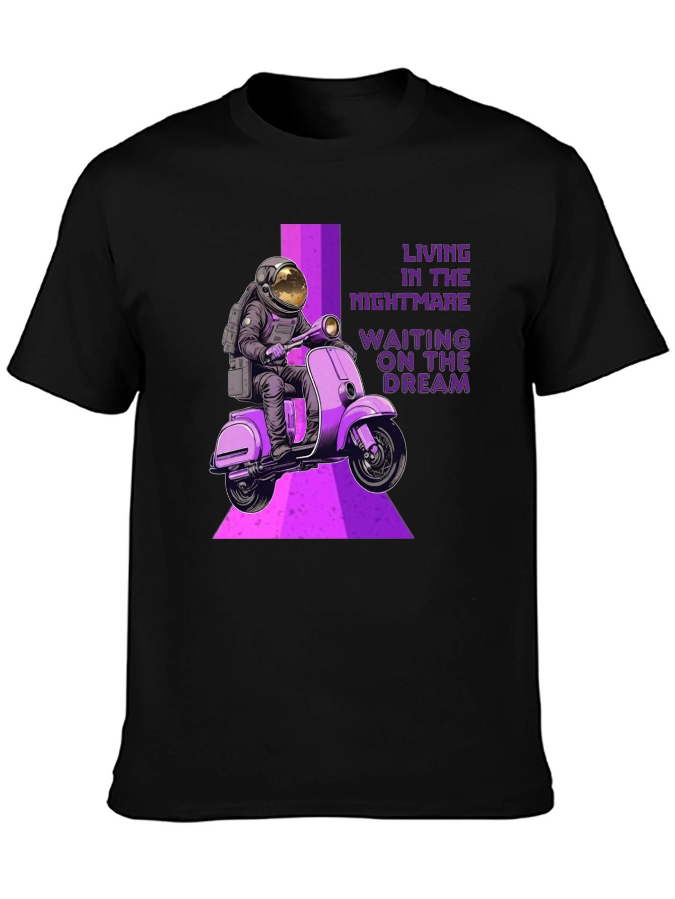 Astronaut Scooter Graphic T-Shirt - Dreamer Edition
