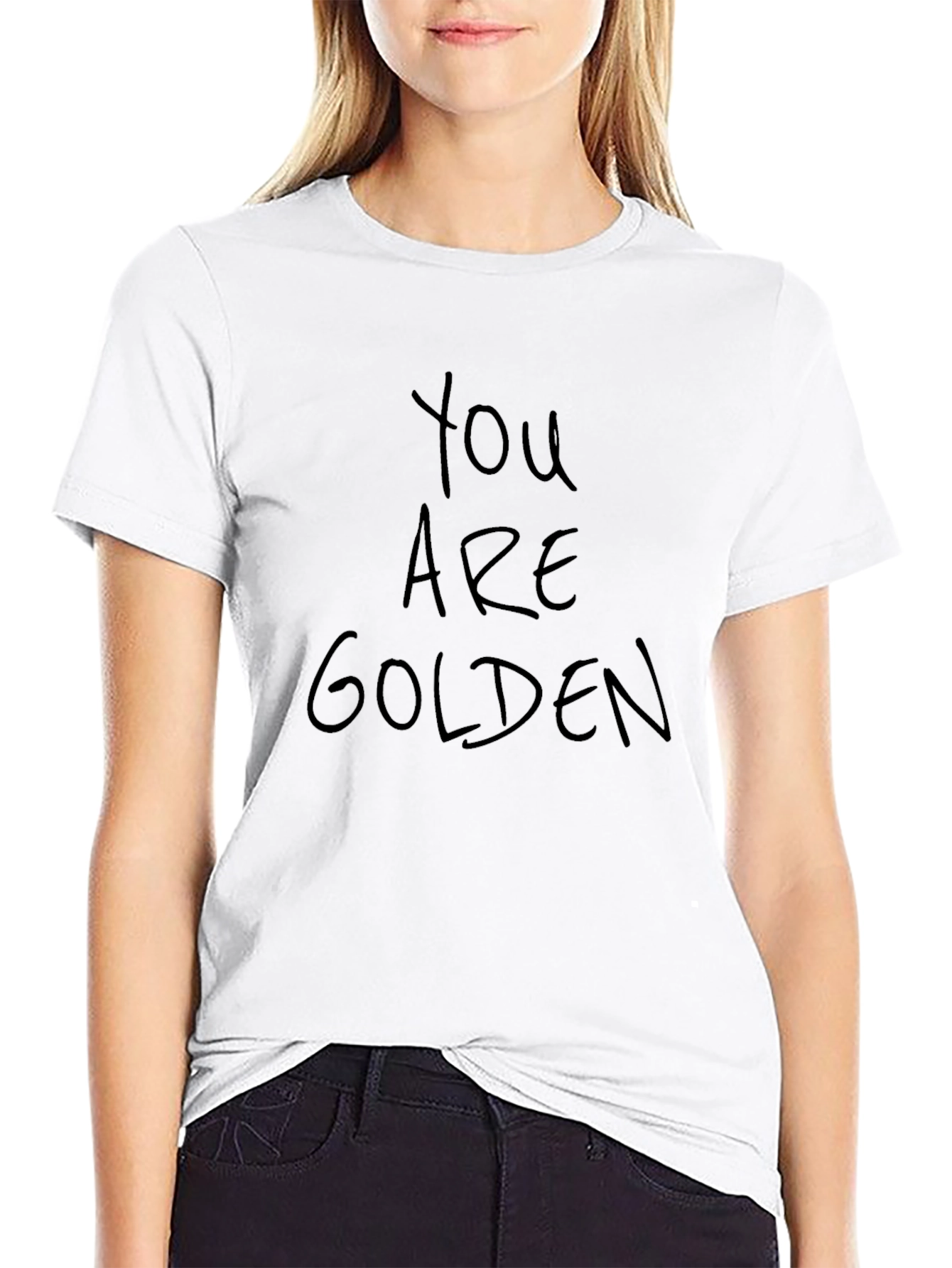 You Are Golden Black Graphic Tee