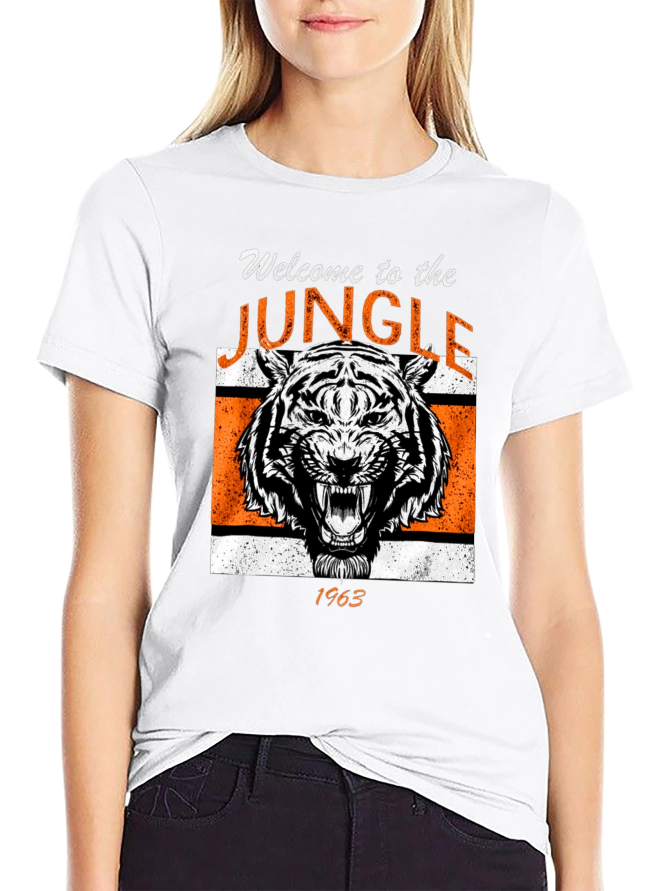 Welcome to the Jungle Tiger Graphic Tee