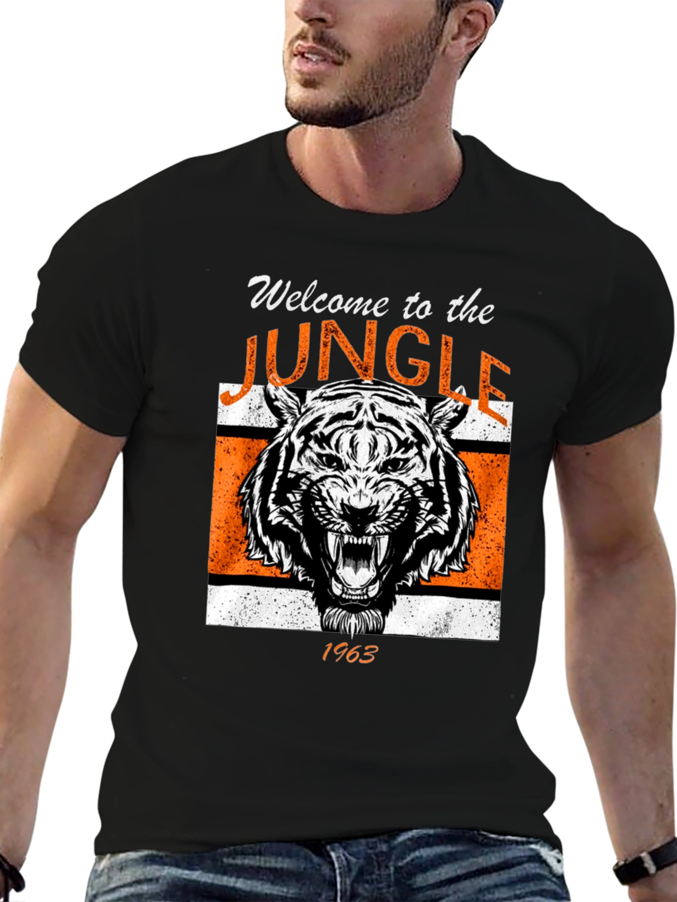 Welcome to the Jungle Tiger Graphic Tee