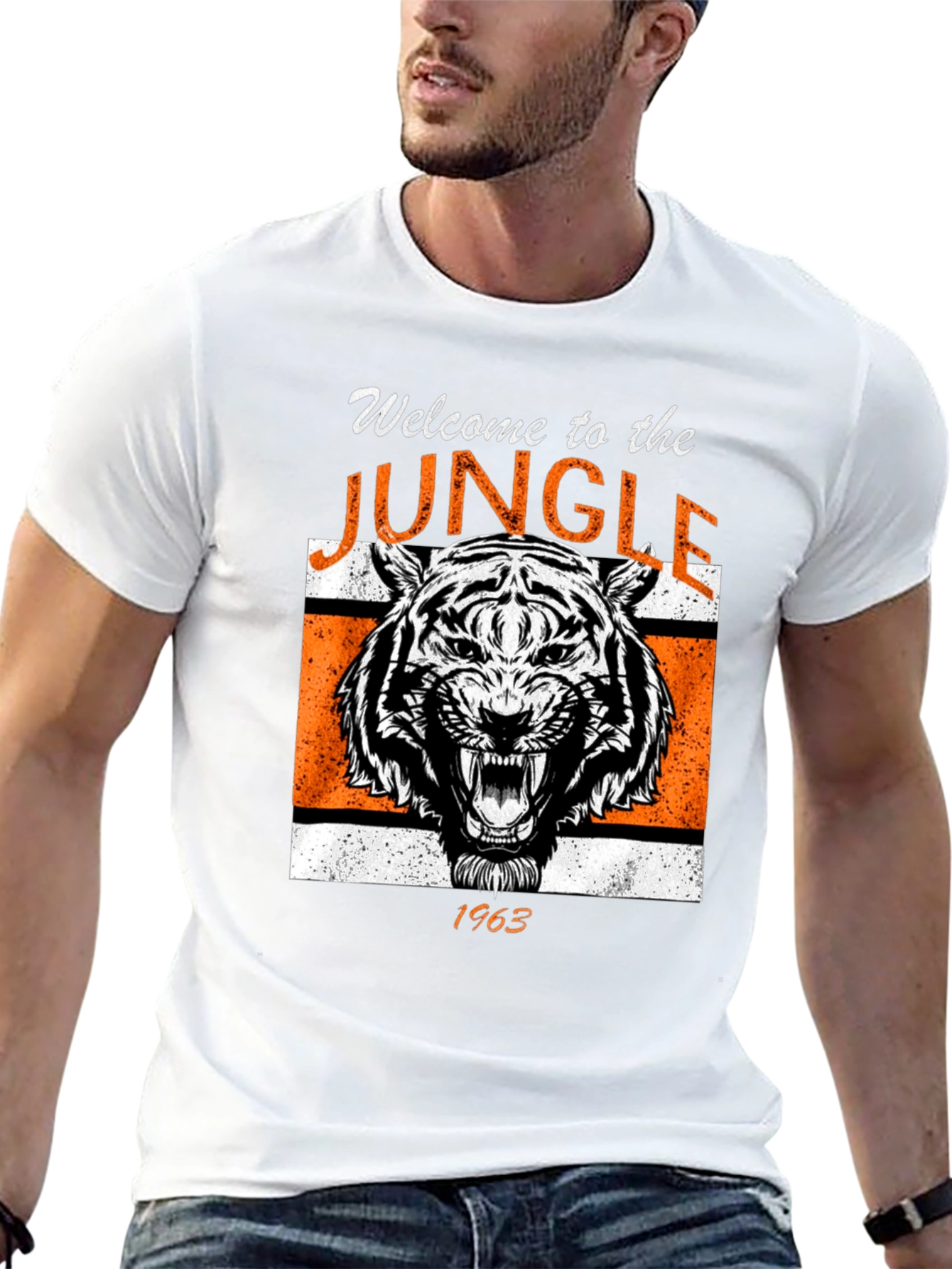 Welcome to the Jungle Tiger Graphic Tee