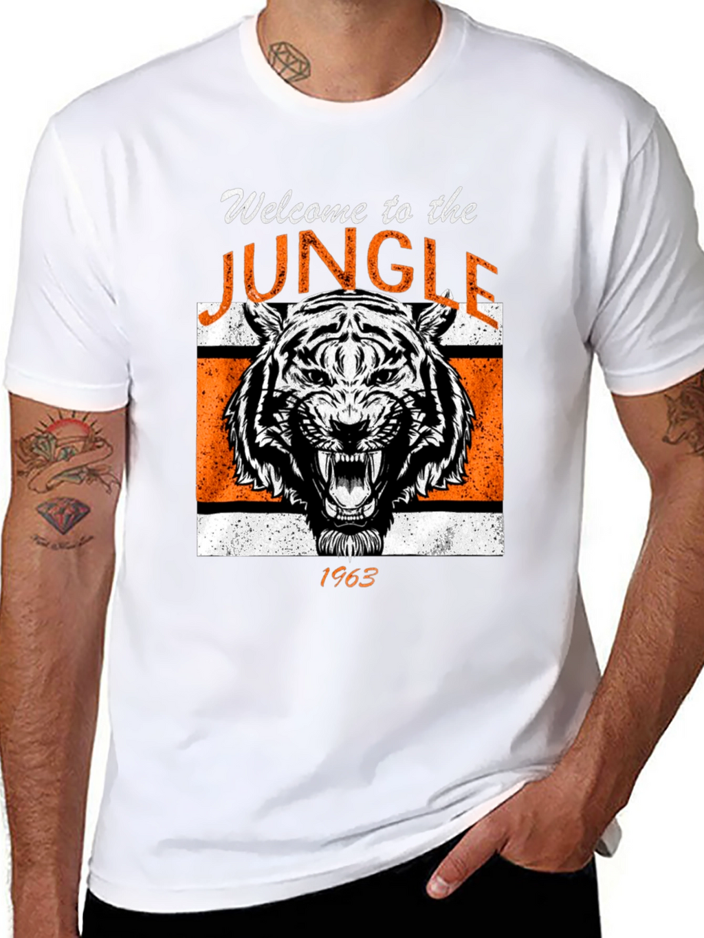 Welcome to the Jungle Tiger Graphic Tee