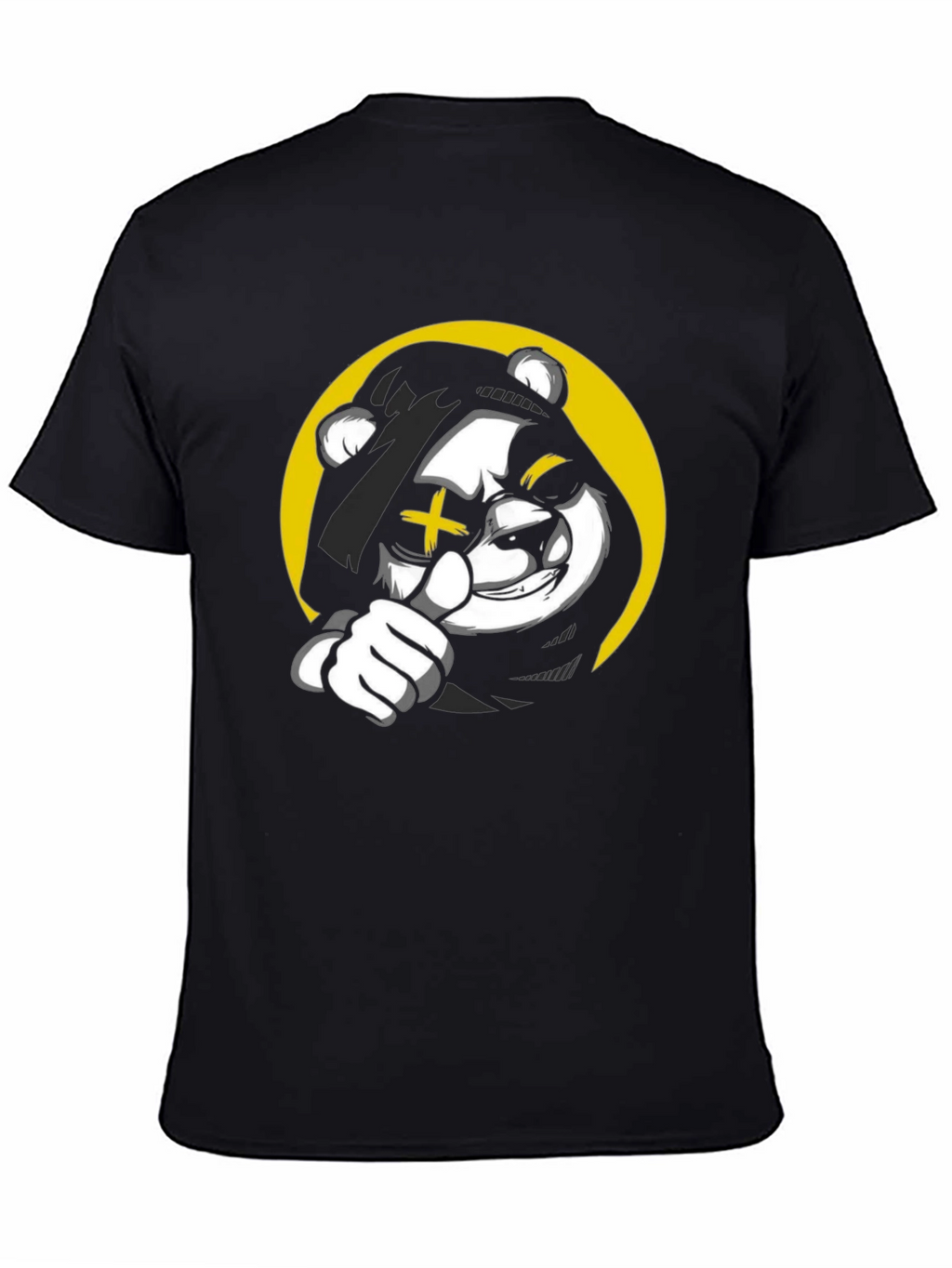 Cool Bear Graphic Black T-Shirt