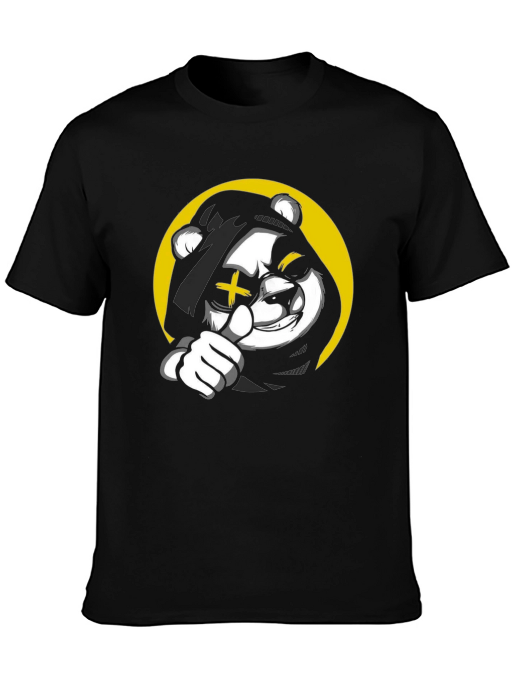 Cool Bear Graphic Black T-Shirt