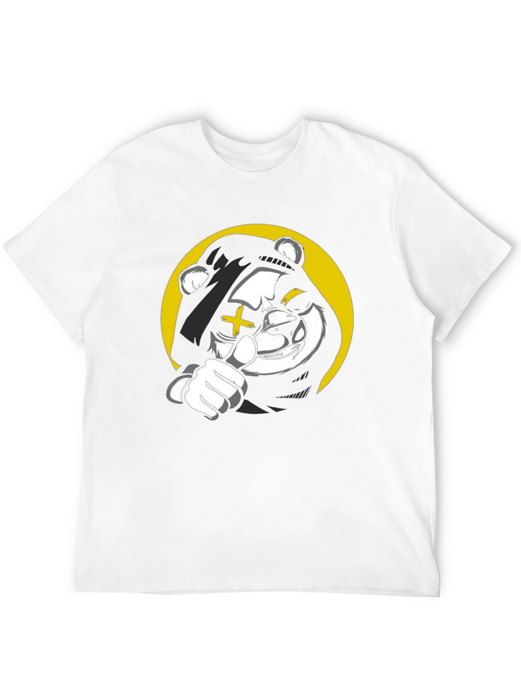 Cool Bear Graphic Black T-Shirt