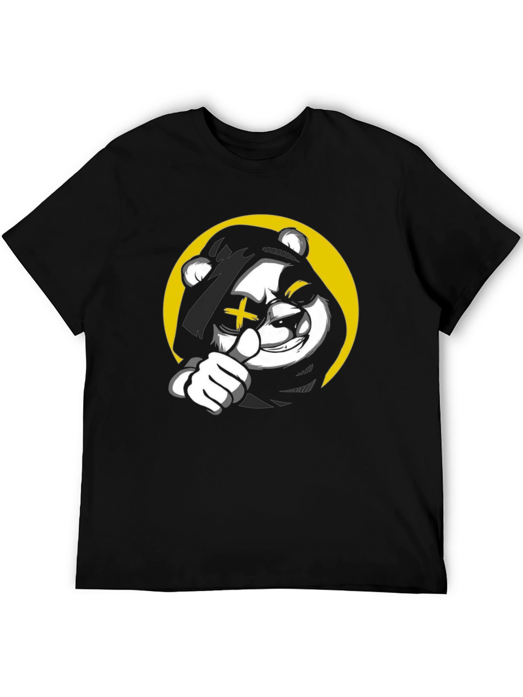 Cool Bear Graphic Black T-Shirt