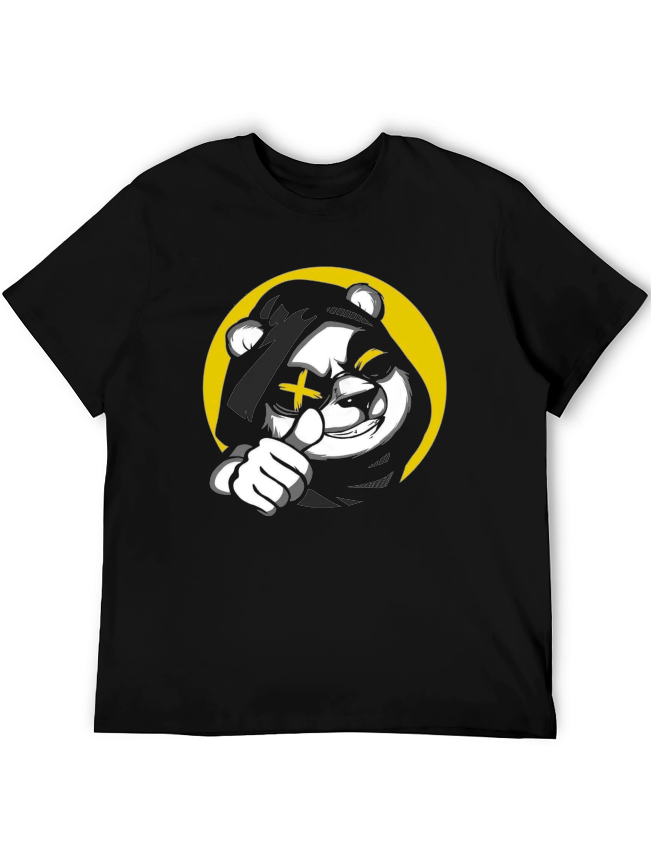 Cool Bear Graphic Black T-Shirt