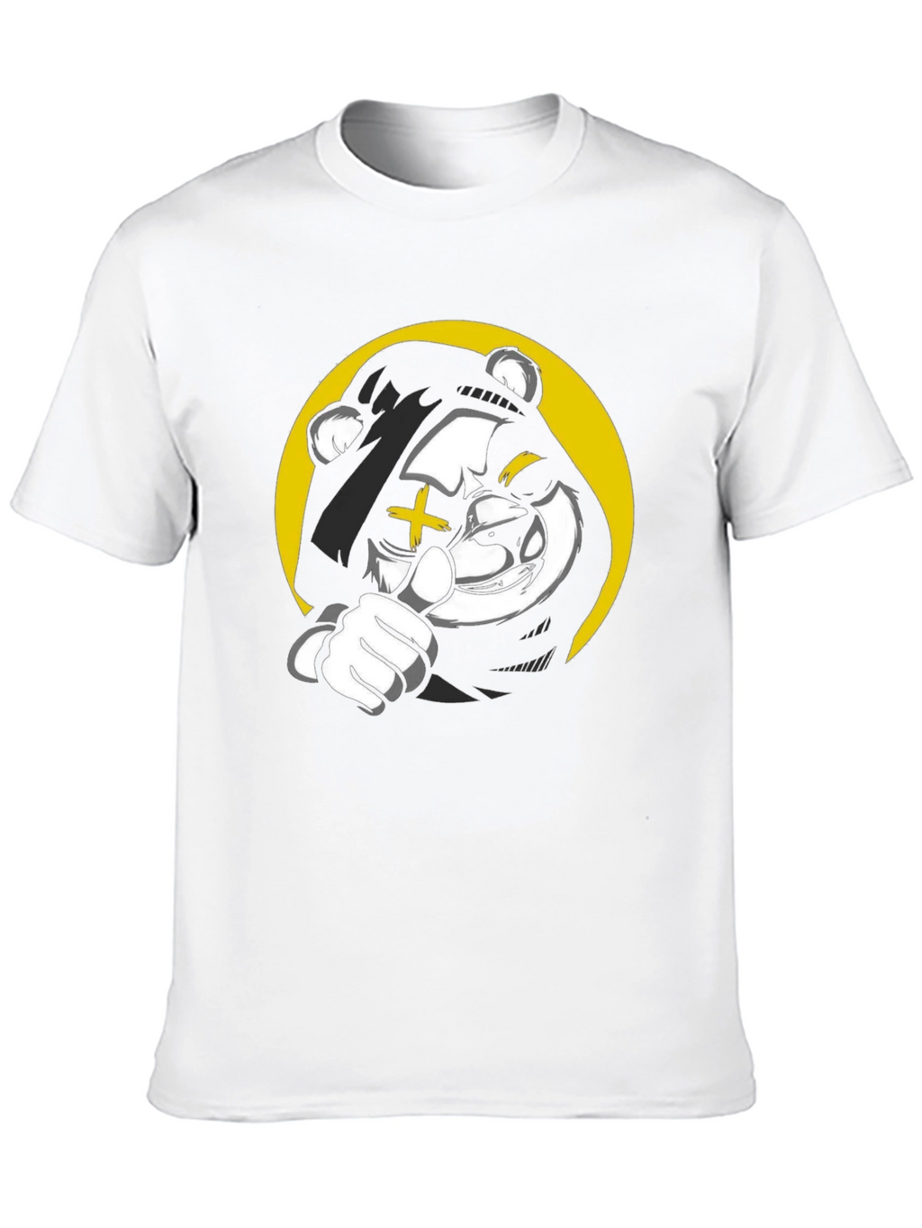 Cool Bear Graphic Black T-Shirt
