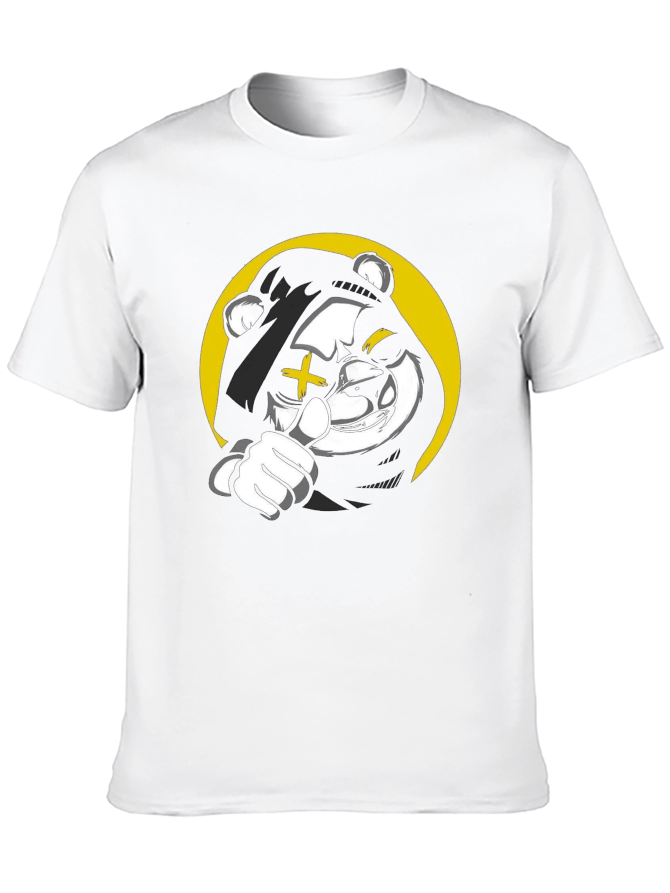 Cool Bear Graphic Black T-Shirt
