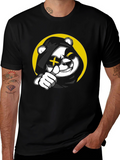 Cool Bear Graphic Black T-Shirt