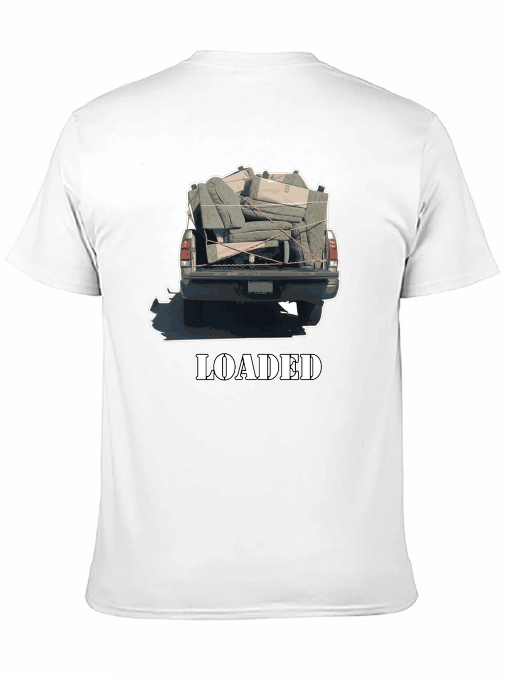 Loaded Truck Graphic Tee - Quirky Black T-Shirt