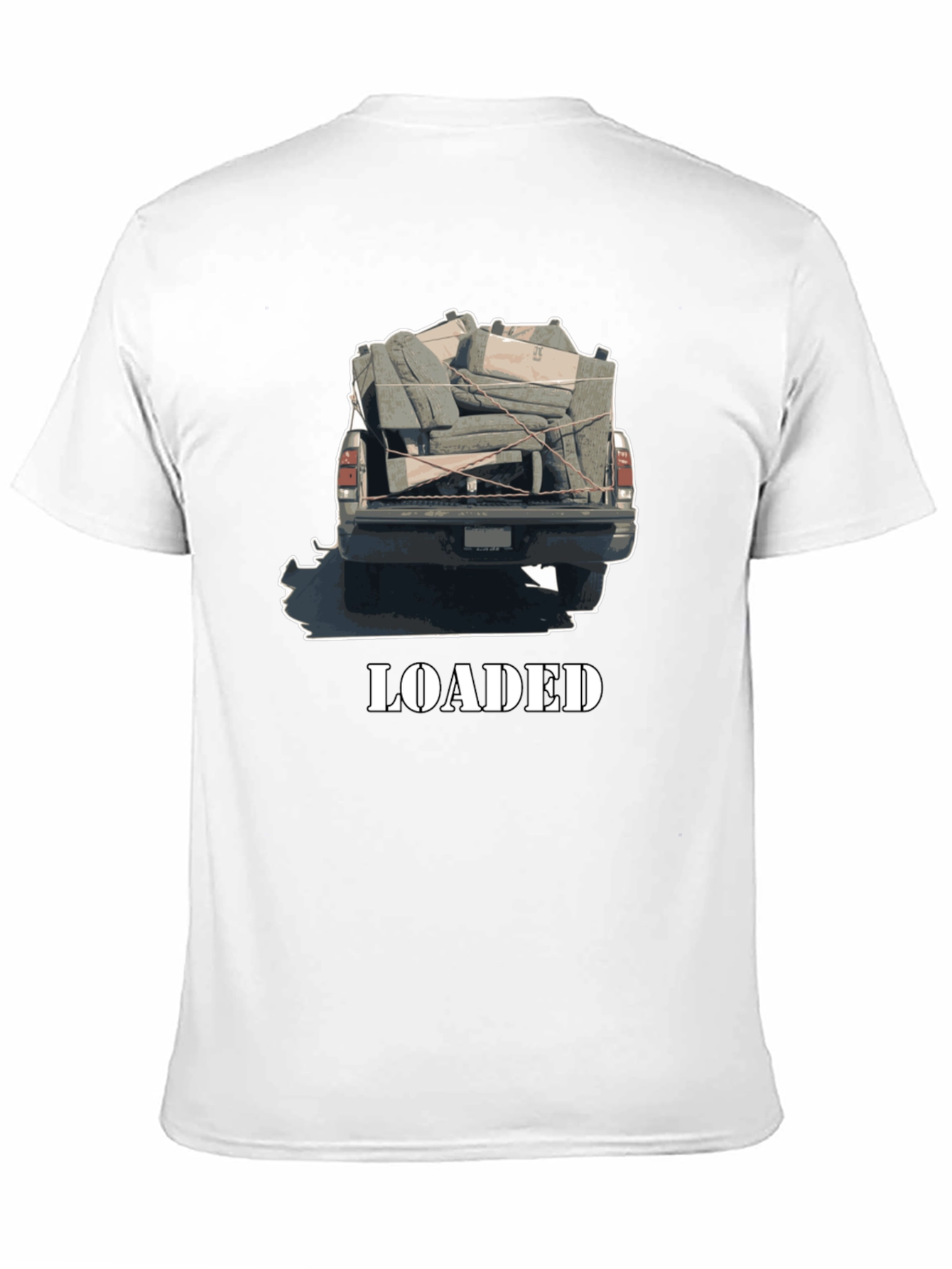 Loaded Truck Graphic Tee - Quirky Black T-Shirt