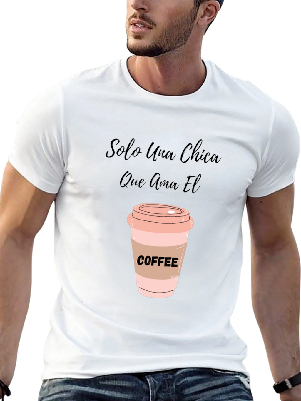 Coffee Lover T-Shirt - Solo Una Chica Graphic Tee