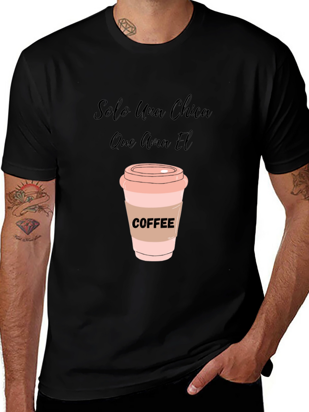 Coffee Lover T-Shirt - Solo Una Chica Graphic Tee