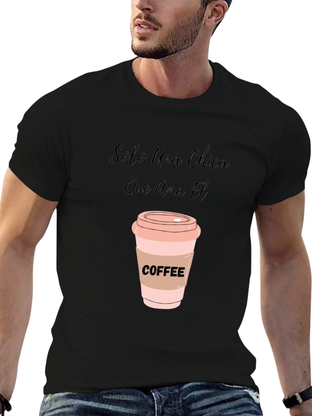 Coffee Lover T-Shirt - Solo Una Chica Graphic Tee