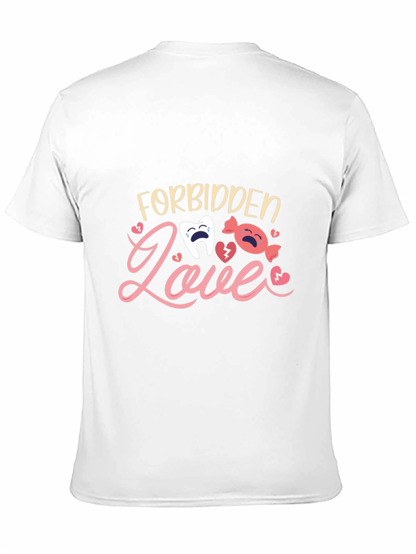 Forbidden Love T-Shirt - Cute Cartoon Design