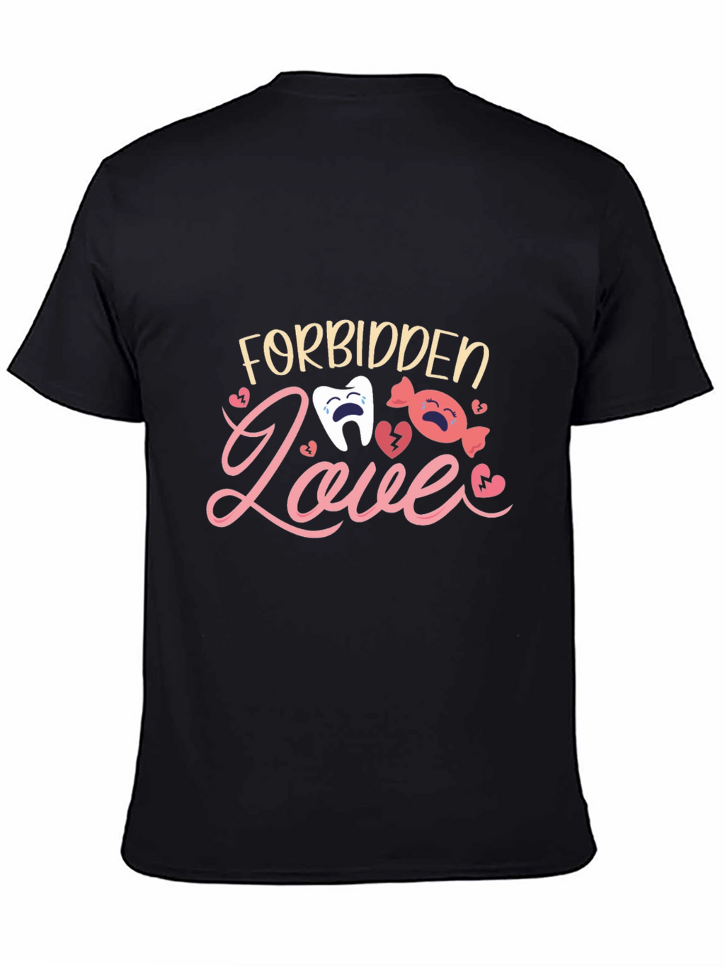 Forbidden Love T-Shirt - Cute Cartoon Design