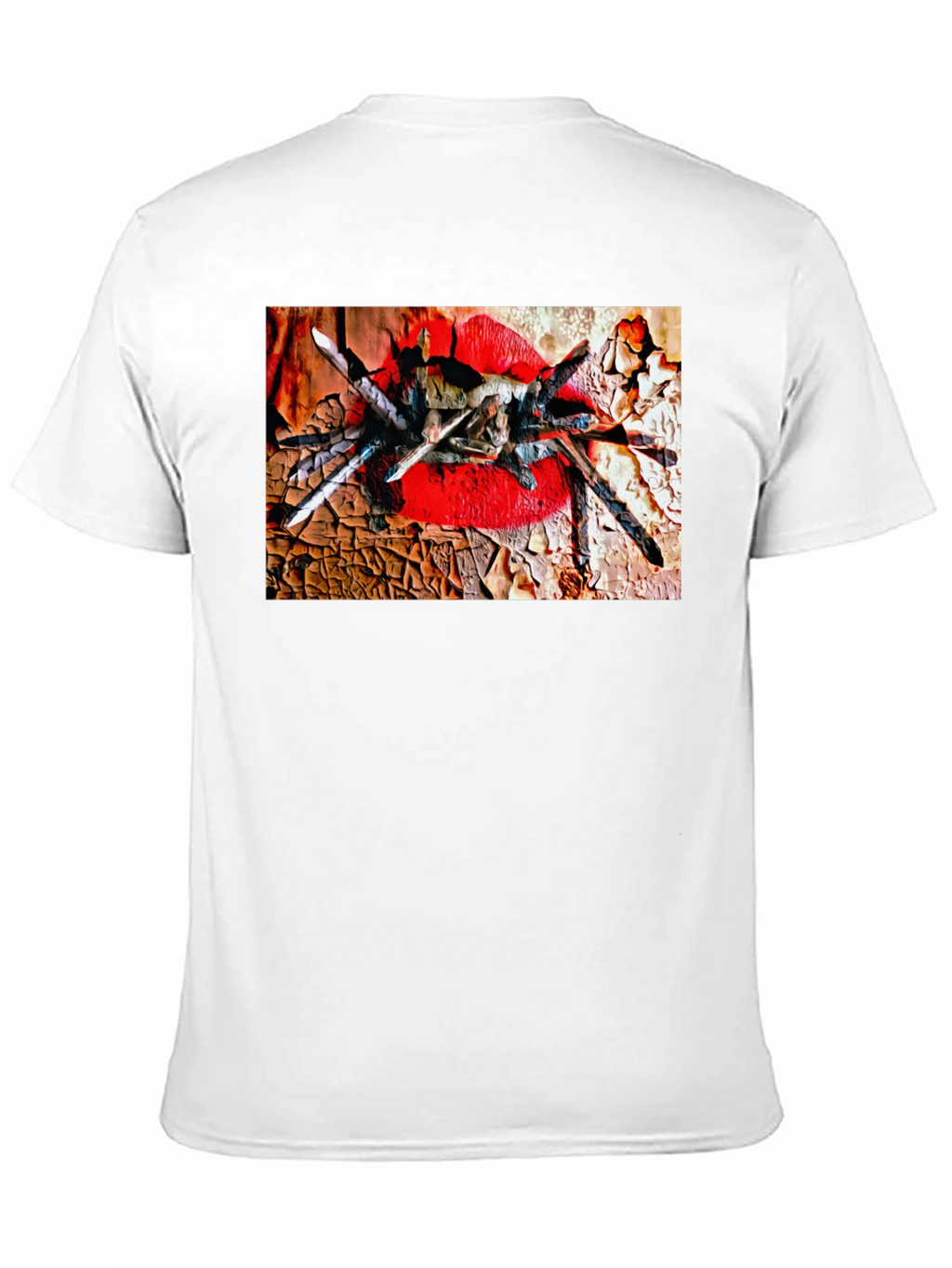 Tarantula Lips Graphic Black T-Shirt