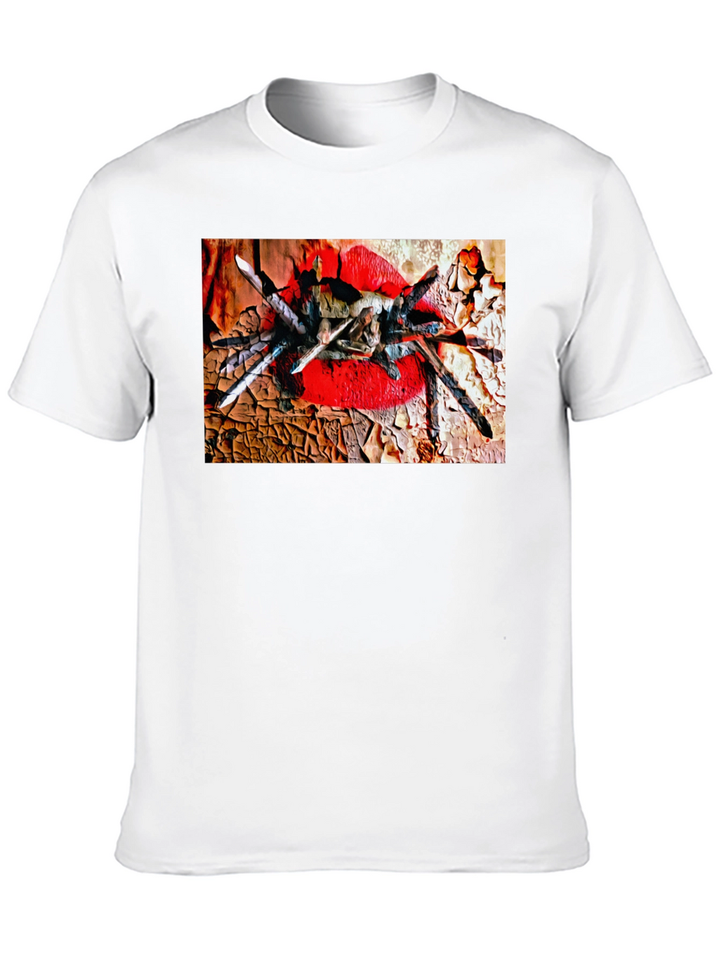 Tarantula Lips Graphic Black T-Shirt