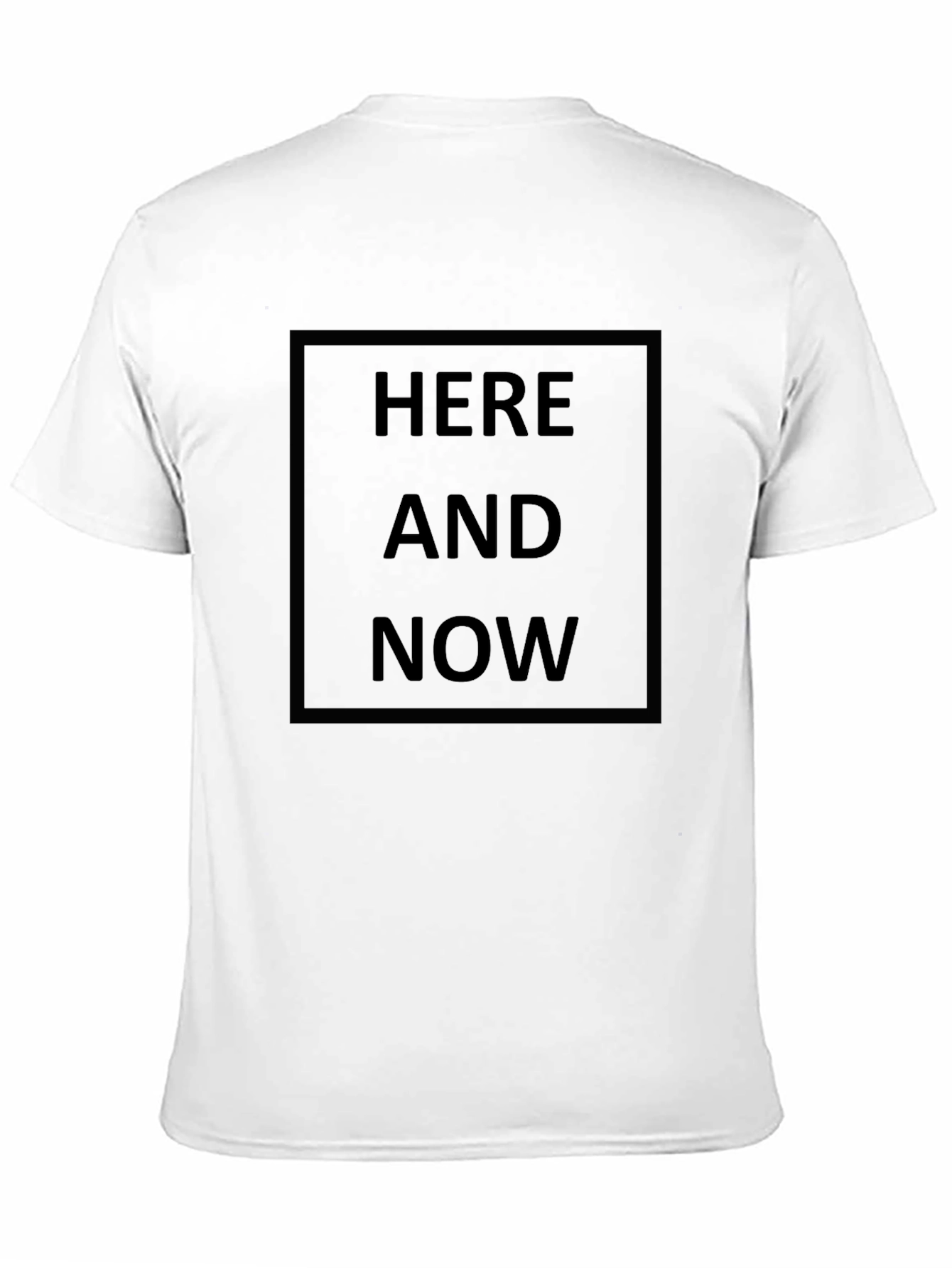 Here and Now Black Graphic Tee