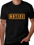 Notice - Turn Off the Light Graphic T-Shirt