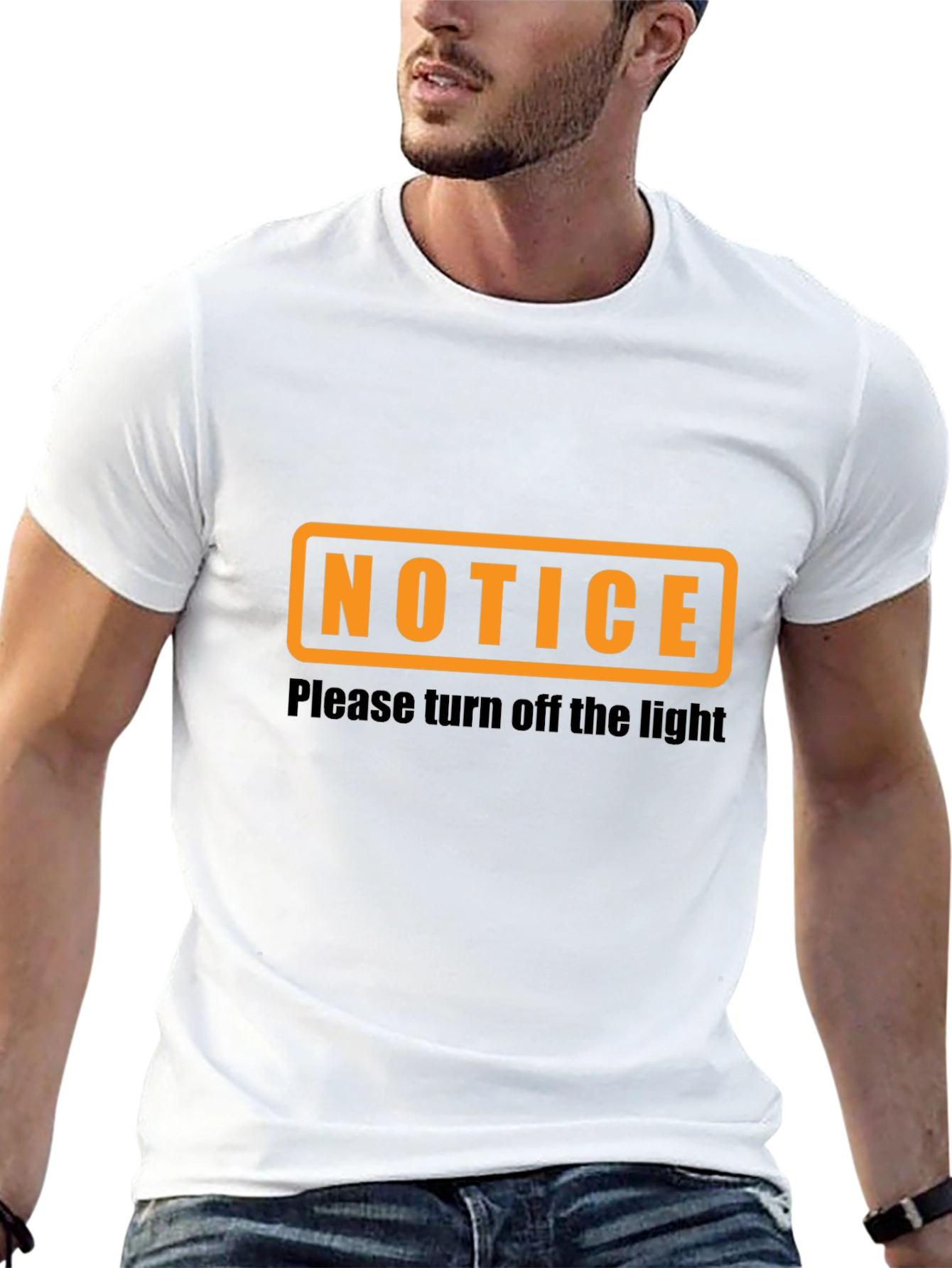 Notice - Turn Off the Light Graphic T-Shirt