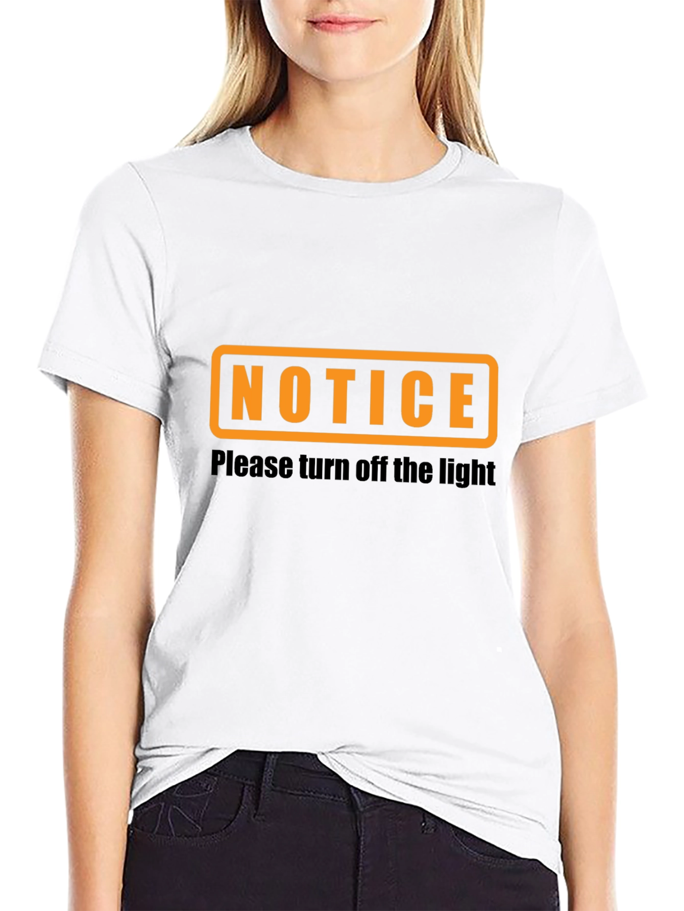 Notice - Turn Off the Light Graphic T-Shirt