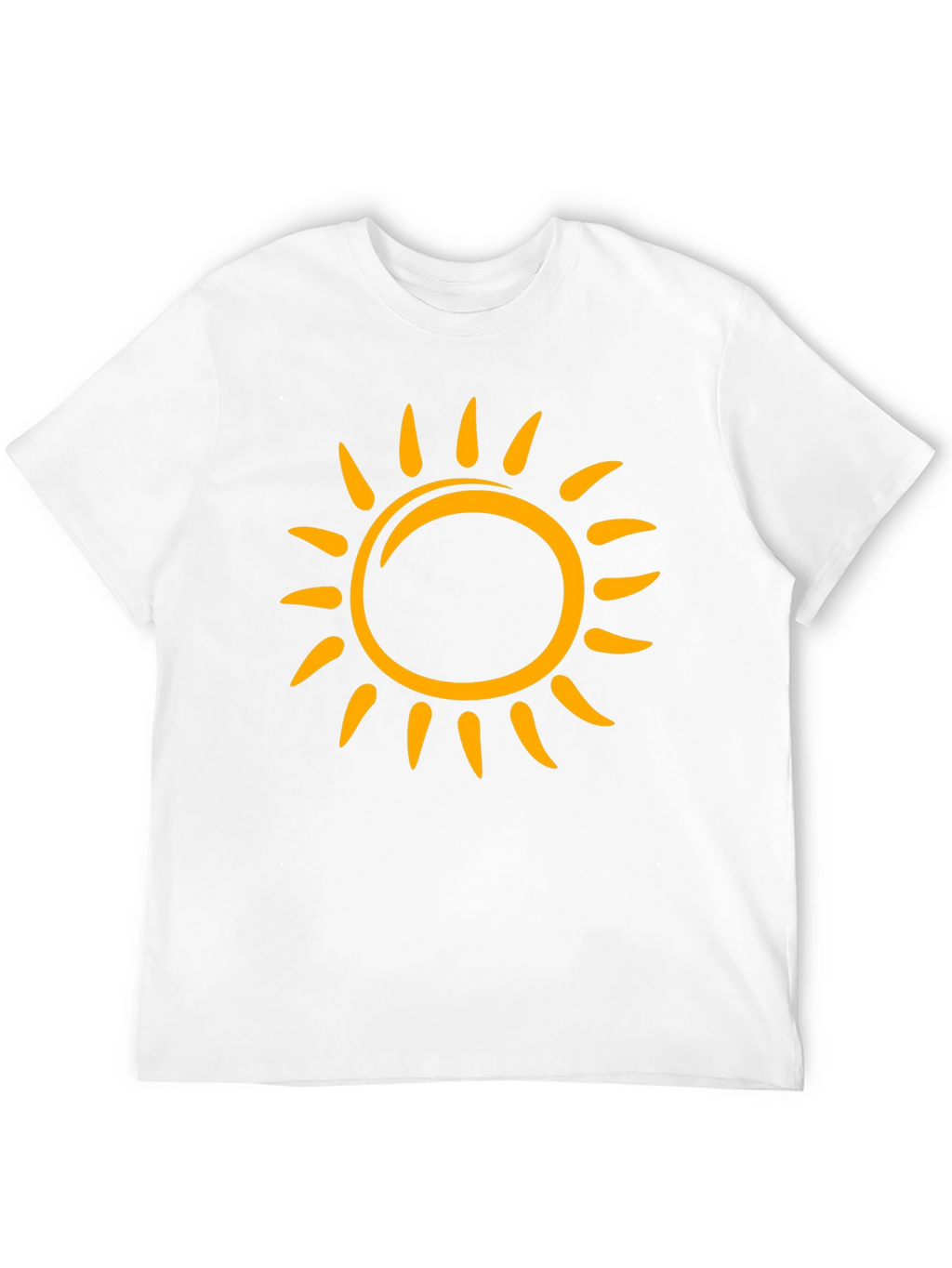 Sunny Graphic Tee - Black Cotton T-Shirt