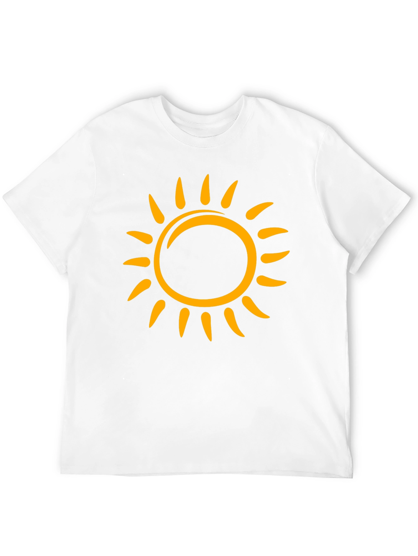 Sunny Graphic Tee - Black Cotton T-Shirt