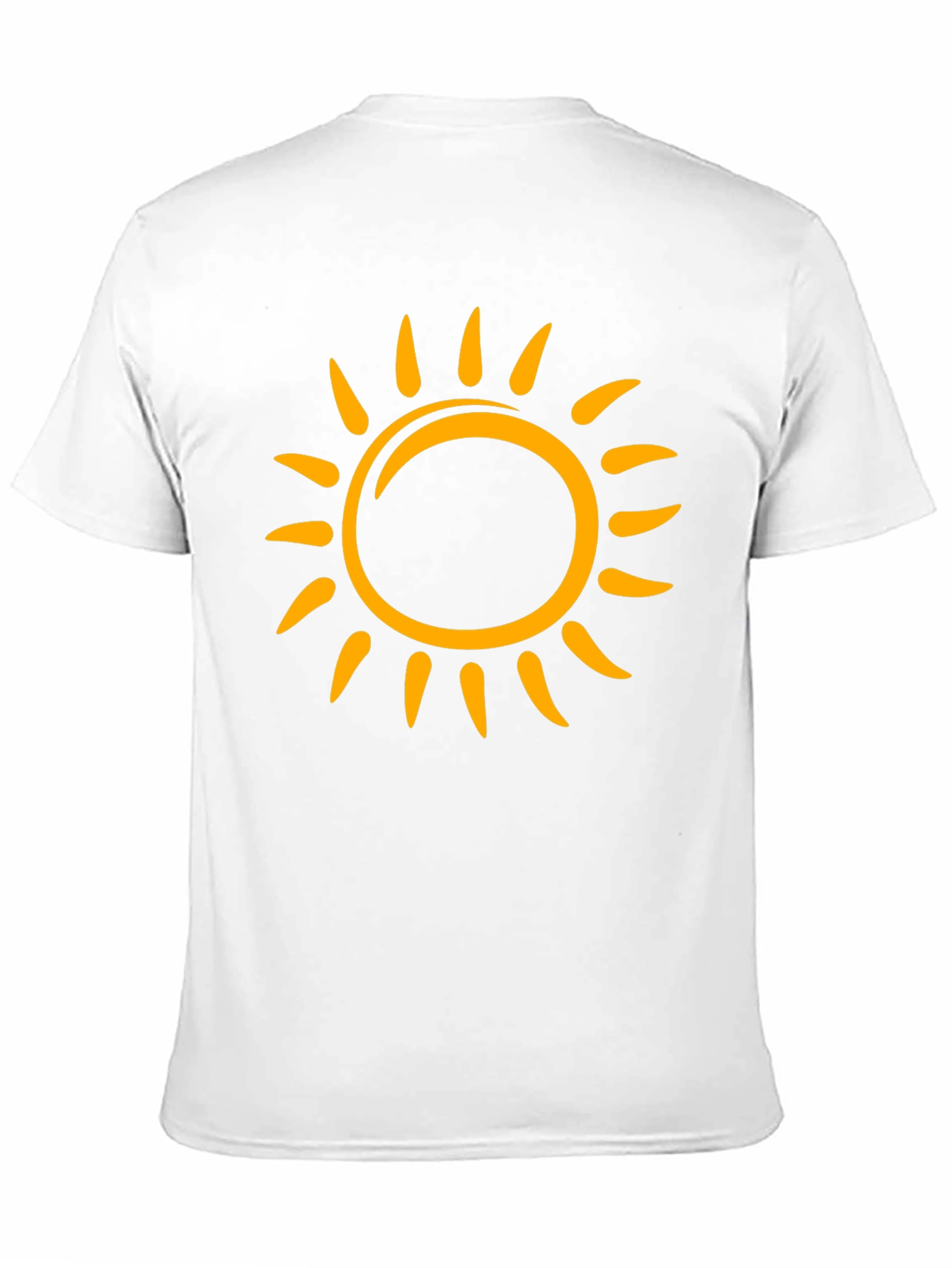 Sunny Graphic Tee - Black Cotton T-Shirt