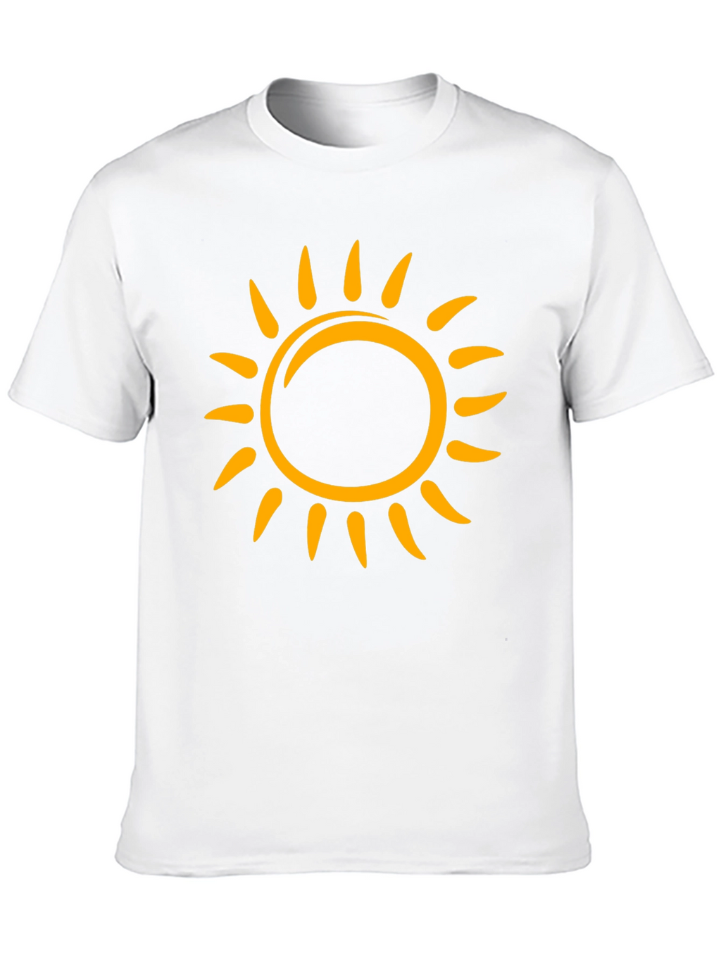 Sunny Graphic Tee - Black Cotton T-Shirt