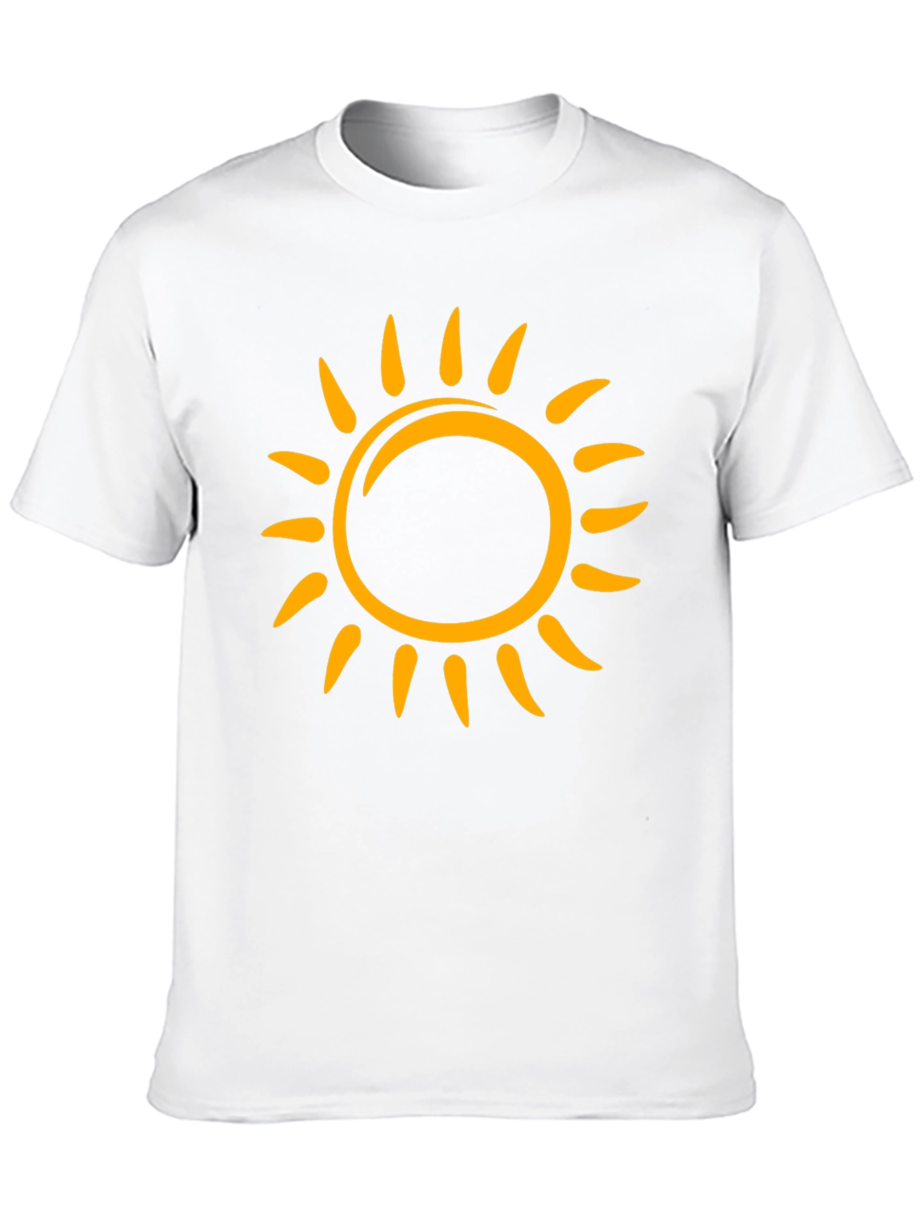 Sunny Graphic Tee - Black Cotton T-Shirt