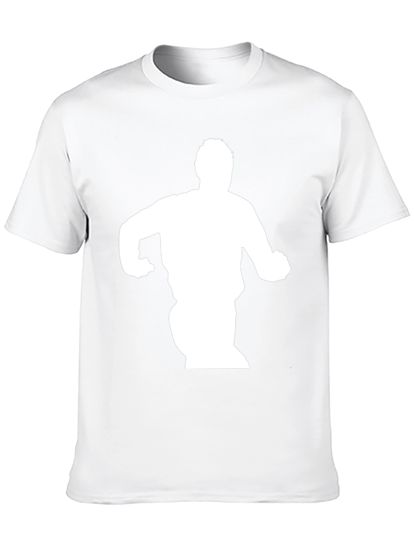 Silhouette Graphic Tee - Black Cotton Blend