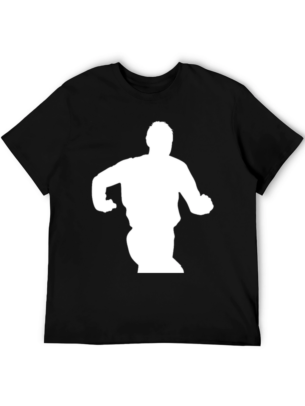 Silhouette Graphic Tee - Black Cotton Blend
